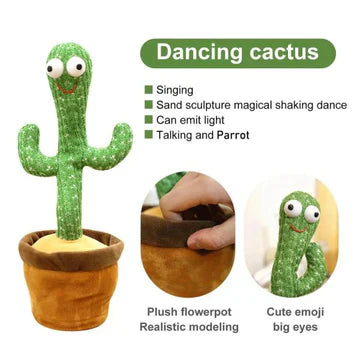 DANCING CACTUS TOY, TALKING TREE CACTUS PLUSH TOY